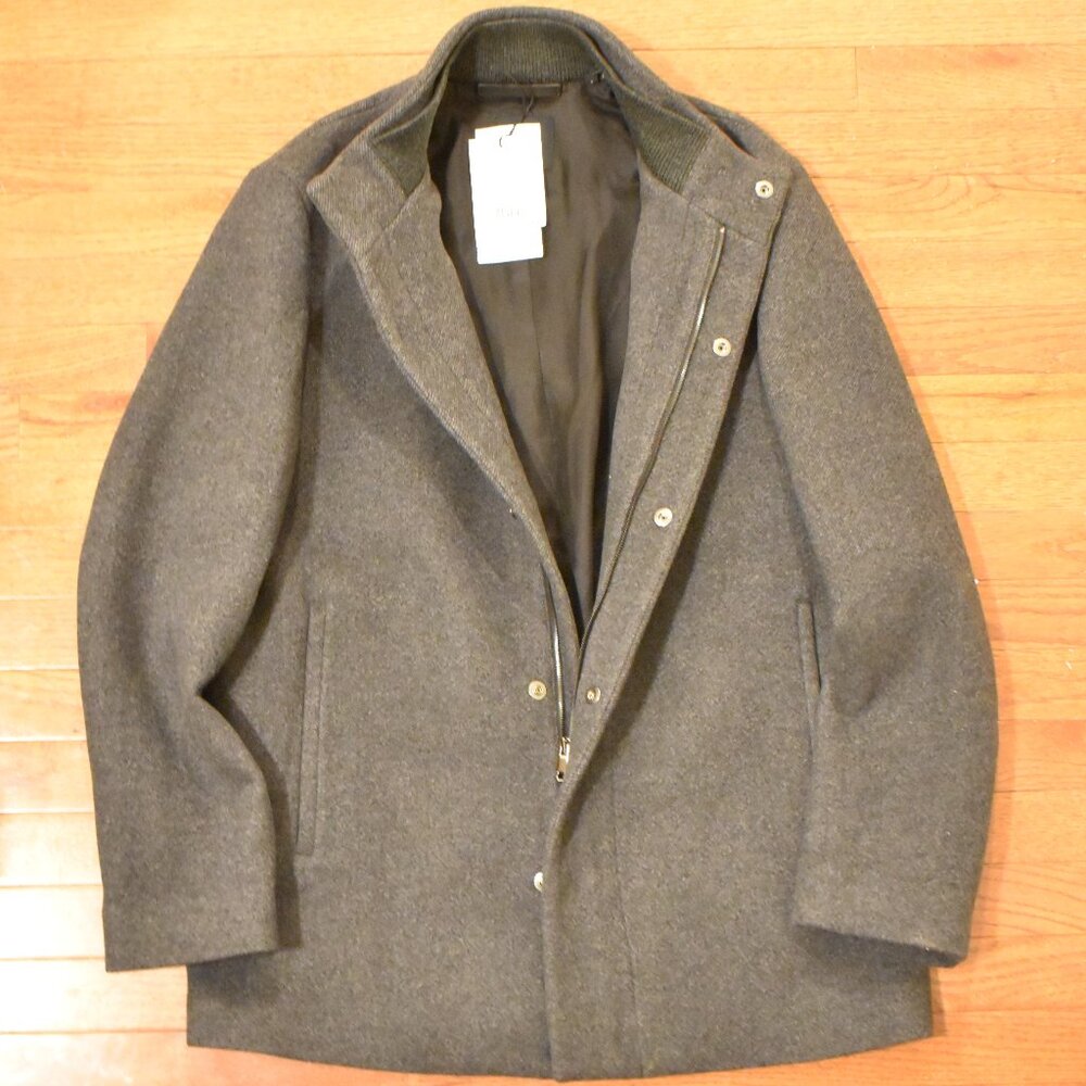NWT Theory Clarence Wool Melton Jacket in Pestle | Size MLarge